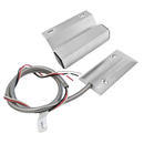 Armored Overhead Magnetic Contact Sensor with Z Bracket for Alarm Systems - SPDT