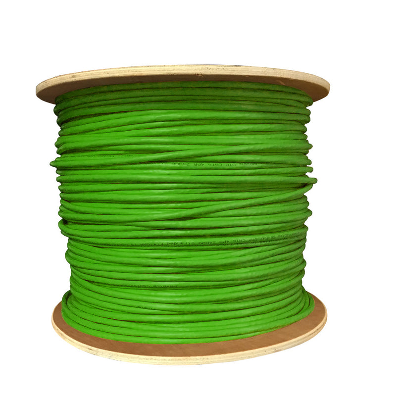 1000ft 4 Pair CAT6A Stranded 24AWG UTP FT4/CMR Bulk Cable