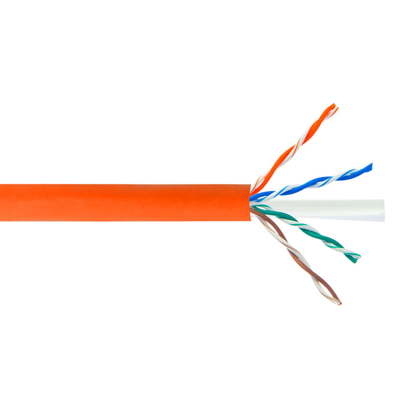 1000ft 4 Pair CAT6A Stranded 24AWG UTP FT4/CMR Bulk Cable