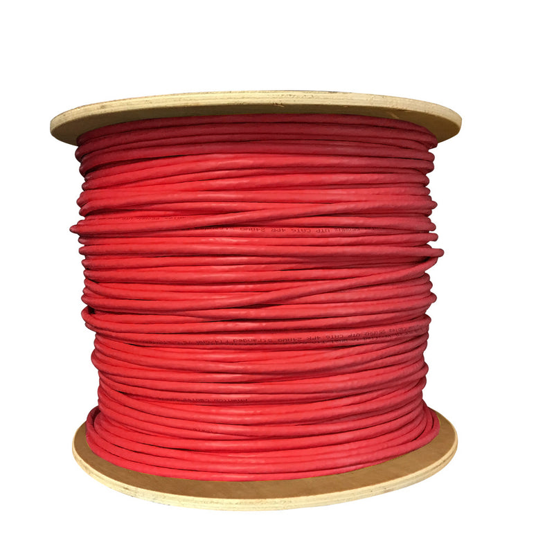 1000ft 4 Pair CAT6A Stranded 24AWG UTP FT4/CMR Bulk Cable