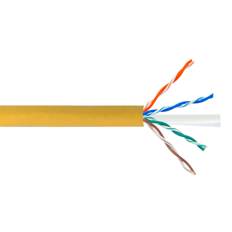 1000ft 4 Pair CAT6A Stranded 24AWG UTP FT4/CMR Bulk Cable