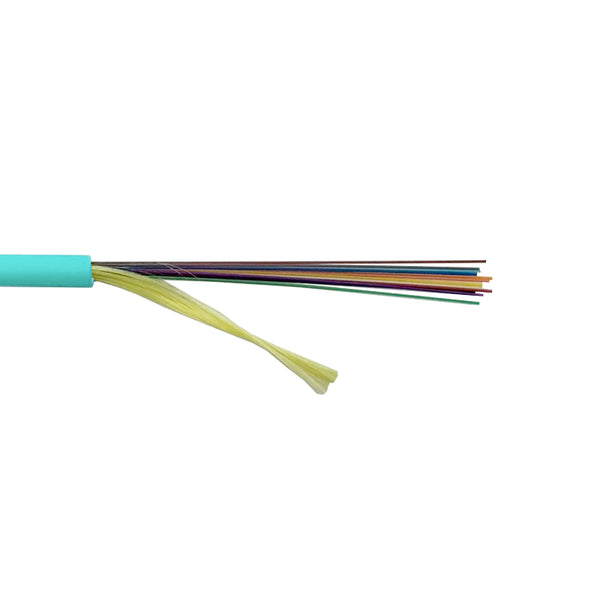 OM3 Multimode 50 Micron 3mm Indoor Micro-Distribution - OFNP Plenum Fiber Bulk Cable (per meter)