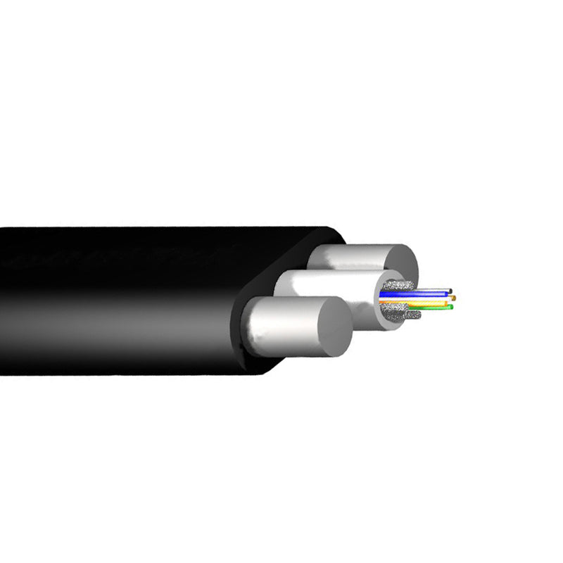 OS2 Singlemode 9 Micron Outdoor Dielectric Dry Flat Drop Fiber Bulk Ca