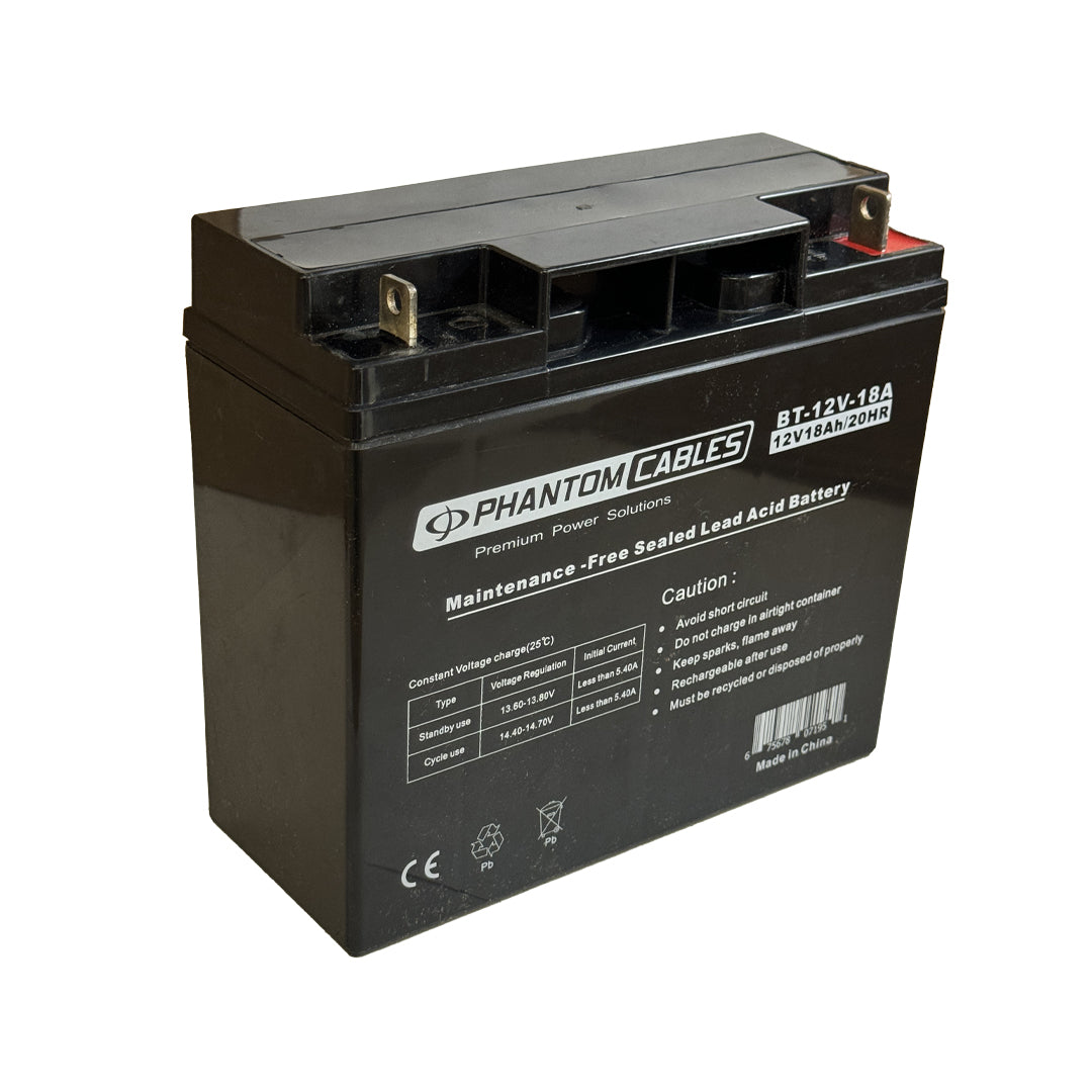 Sealed Lead Acid AGM Battery 12V 18amp
