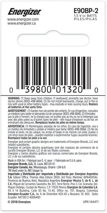 Energizer N Batteries - 2 Per Pack