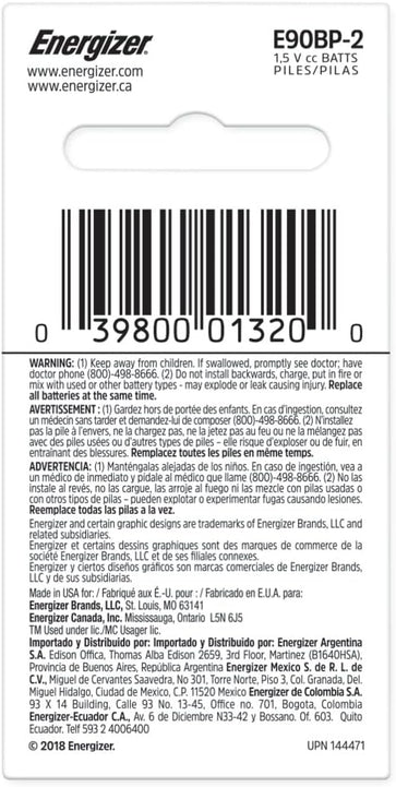 Energizer N Batteries - 2 Per Pack