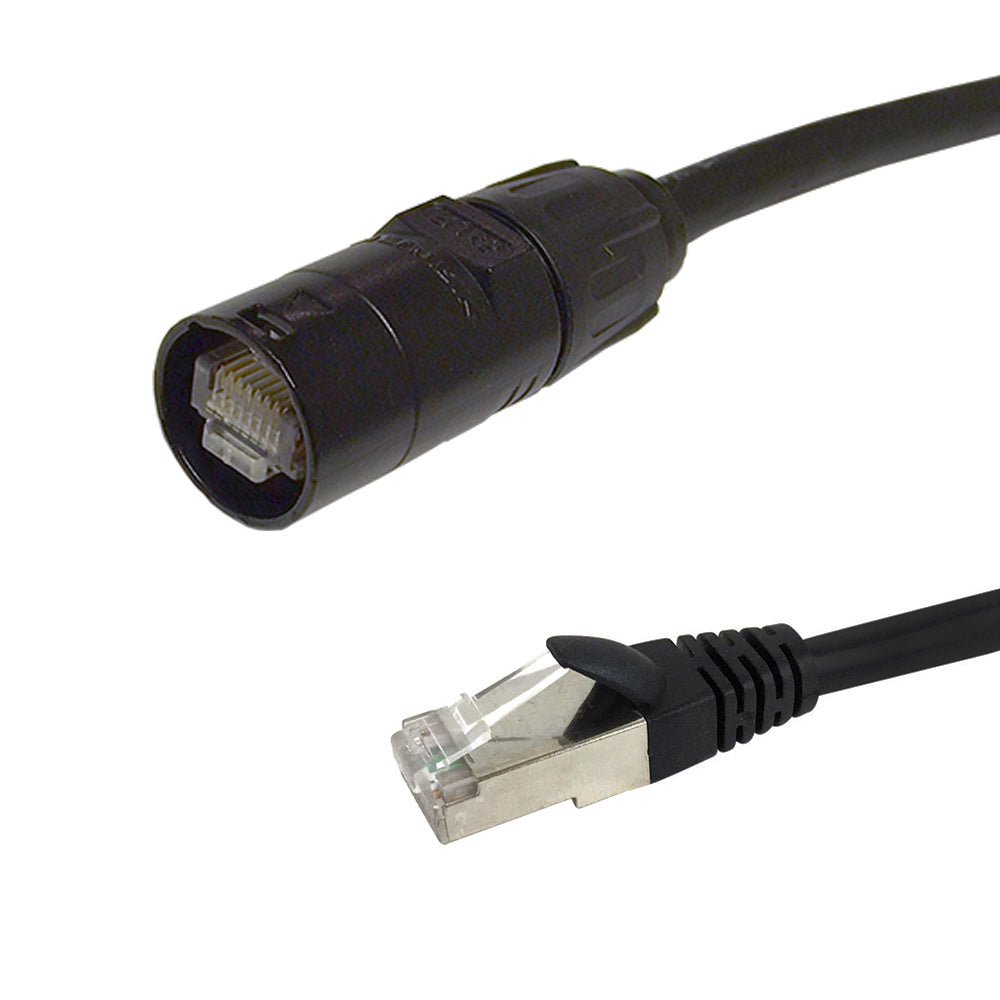 Premium Phantom Cables RJ45 etherCON® to RJ45 Cat6 U/FTP Heavy Duty Pr
