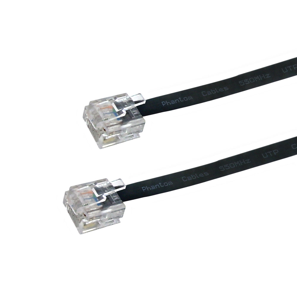 No Boot Custom RJ45 CAT6 550MHz Flat Patch Cable