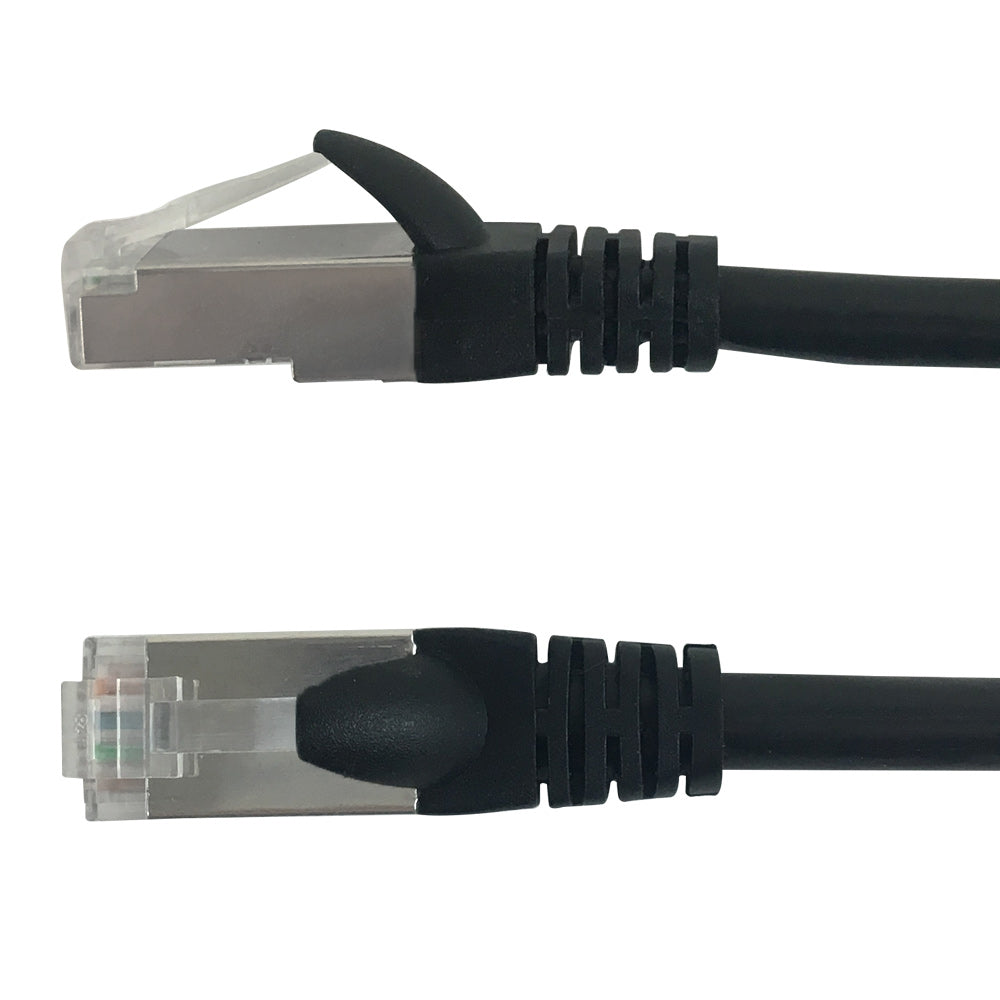 RJ45 CAT5E F/UTP Solid Shielded 23AWG Molded Patch Cable - CMP Plenum