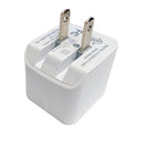 USB A female to AC (110V) SMART IQ Wall Charger - WHITE (5V/2.4A)