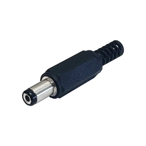 DC Power Connector Male 2.1mm x 5.5mm Plastic Shell