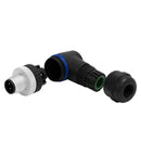 M12 4-pin D-Code Male Right Angle Connector