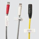 Unitag Cable Label - 5/8" x 1.5" - WHITE (Pack of 50)