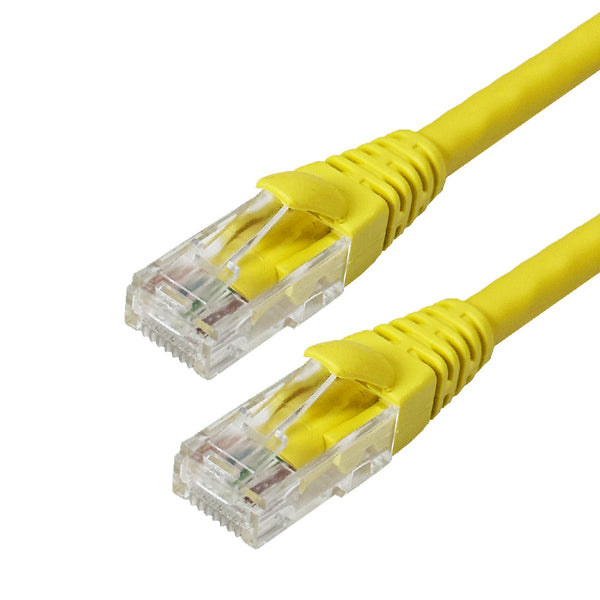 RJ45 Cat6 Plenum UTP Solid Patch Cable - CMP/FT6 - Yellow