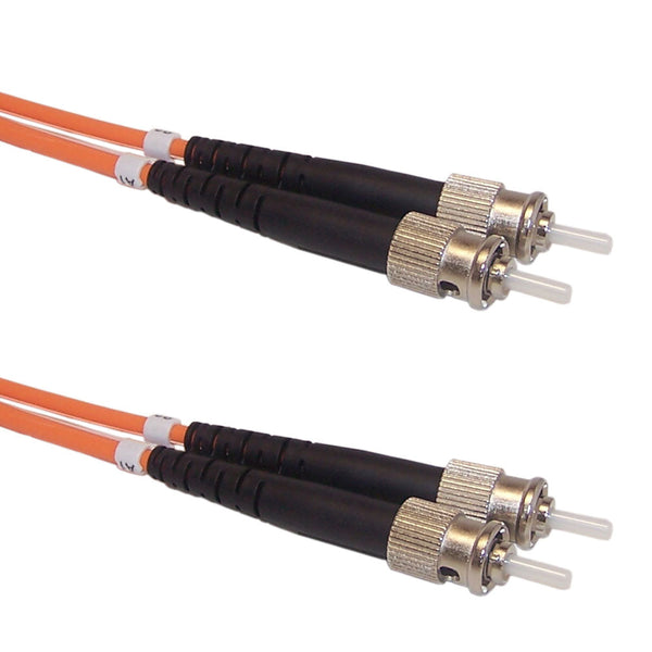 OM1 Multimode Duplex ST/ST 62.5 Micron - Fiber Optic Patch Cable - 3mm Jacket - LSZH/OFNR