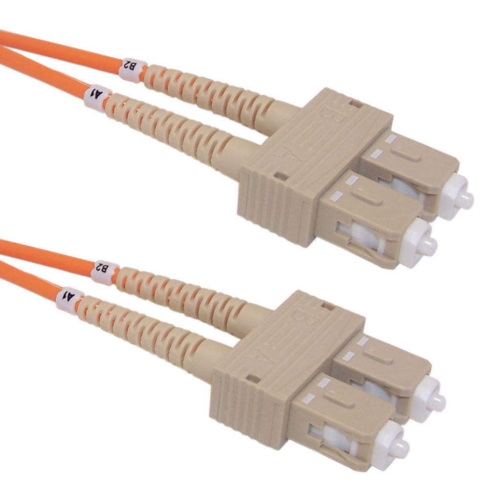 OM1 Multimode Duplex SC/SC 62.5 Micron - Fiber Optic Patch Cable - 3mm