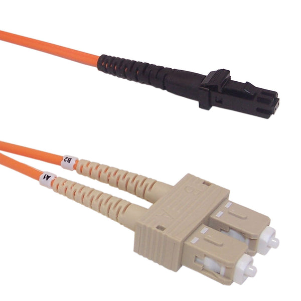 OM1 Multimode Duplex MTRJ/SC 62.5 Micron - Fiber Optic Patch Cable - 1.8mm Jacket - LSZH/OFNR