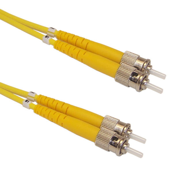 OS2 Singlemode Duplex ST/ST 9 Micron - Fiber Optic Patch Cable - 3mm Jacket - LSZH/OFNR