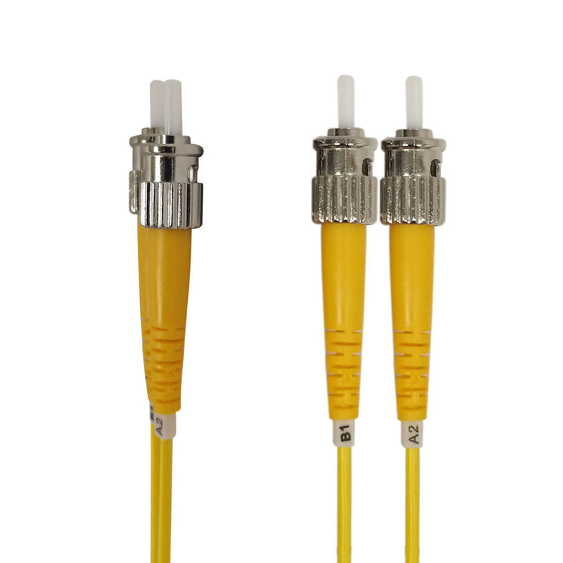 OS2 Singlemode Duplex ST/ST 9 Micron - Fiber Optic Patch Cable - 2mm Jacket - OFNR