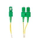 OS2 Singlemode Duplex SC/APC to SC/APC 9 Micron - Fiber Optic Patch Cable - 1.2mm Jacket - OFNR