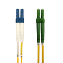 OS2 Singlemode Duplex LC to LC/APC 9 Micron - Fiber Optic Patch Cable -  LSZH/OFNR