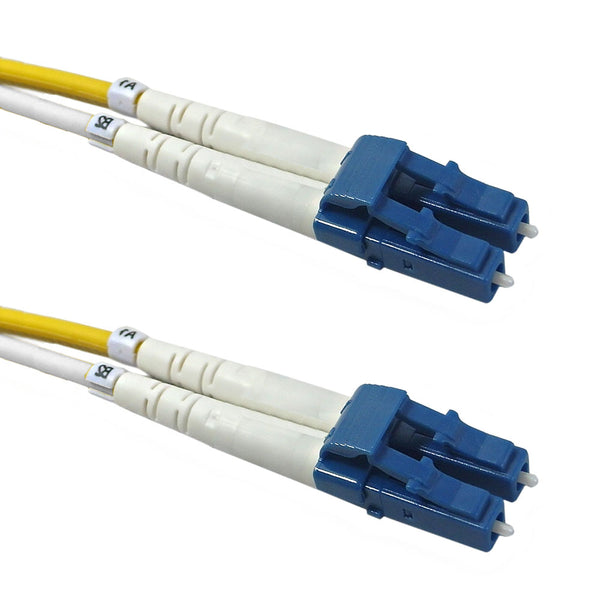OS2 Singlemode Duplex LC/LC 9 Micron - Fiber Optic Patch Cable - 2mm Jacket - OFNP Plenum