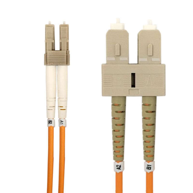 OM2 Multimode Duplex LC/SC 50 Micron - Fiber Optic Patch Cable - 3mm Jacket - LSZH/OFNR