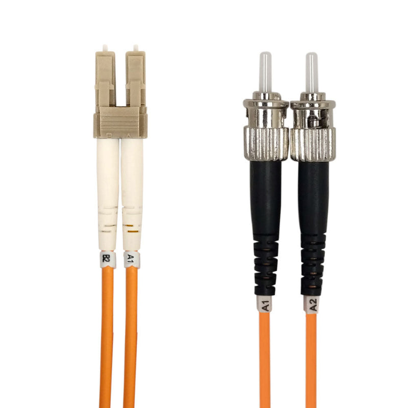 OM2 Multimode Duplex LC/ST 50 Micron - Fiber Optic Patch Cable - 3mm Jacket - LSZH/OFNR