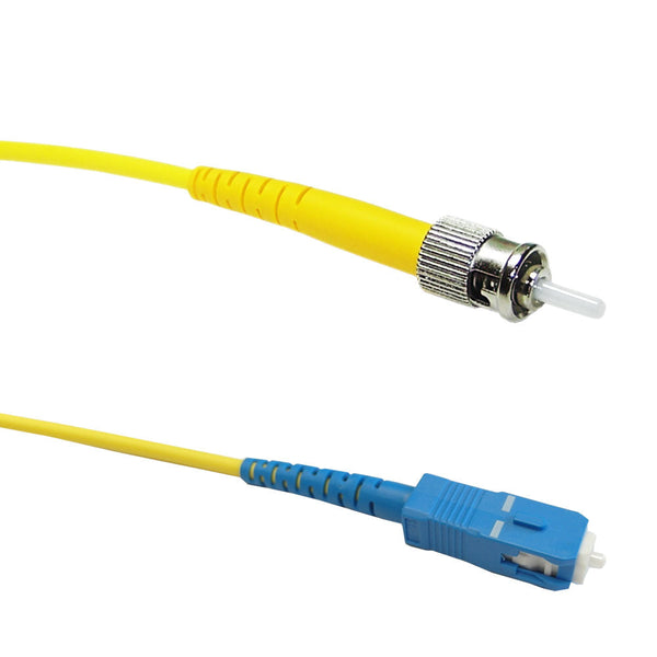 OS2 Singlemode Simplex SC/ST 9 Micron - Fiber Optic Patch Cable - 3mm Jacket - LSZH/OFNR