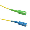 OS2 Singlemode Simplex SC to SC/APC 9 Micron - Fiber Optic Patch Cable - 3mm Jacket - LSZH/OFNR
