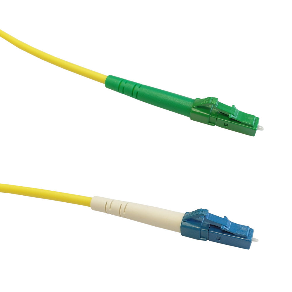 OS2 Singlemode Simplex LC to LC/APC 9 Micron - Fiber Optic Patch Cable