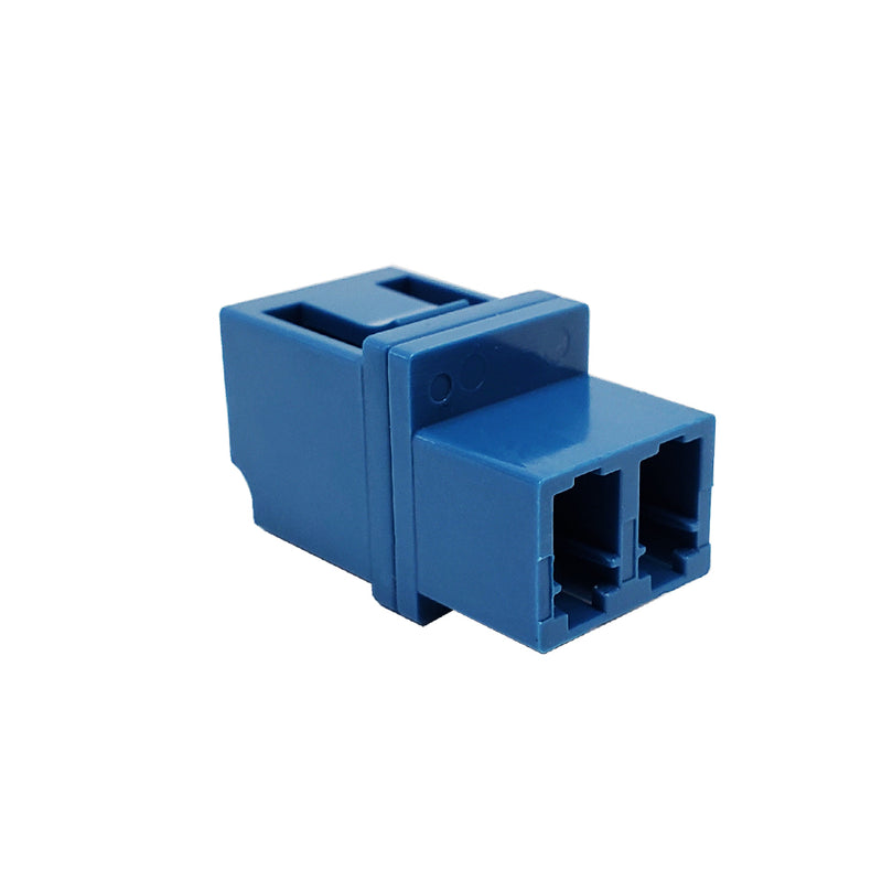 LC/LC Fiber Coupler F/F Singlemode Duplex Ceramic, Blue