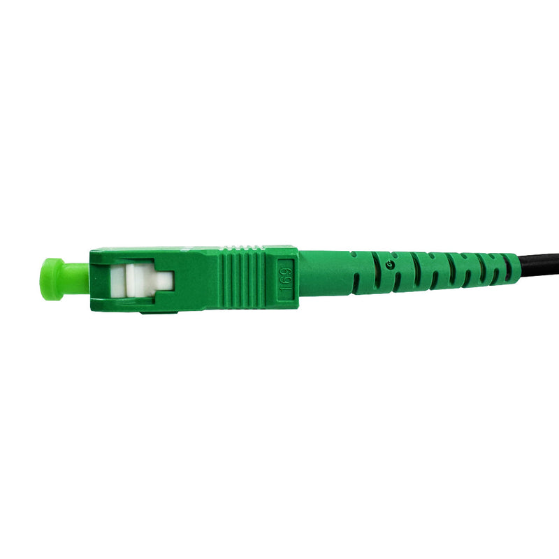 Singlemode Simplex SC/APC to SC/APC G657B3 - Fiber Optic Patch Cable - 3mm Jacket - OFNR Indoor/Outdoor