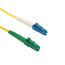 OS2 Singlemode Simplex LC/UPC to LC/APC 9 Micron - Fiber Optic Patch Cable - 2mm Jacket - LSZH/OFNR