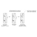 Hammond 6U Vertical Wall Mount Cabinet - Low Profile, 31 inch Height