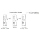 Hammond 8U Vertical Wall Mount Cabinet - Low Profile, 31 inch Height
