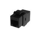 Cat5e RJ45 Female to Female Keystone Coupler - Black