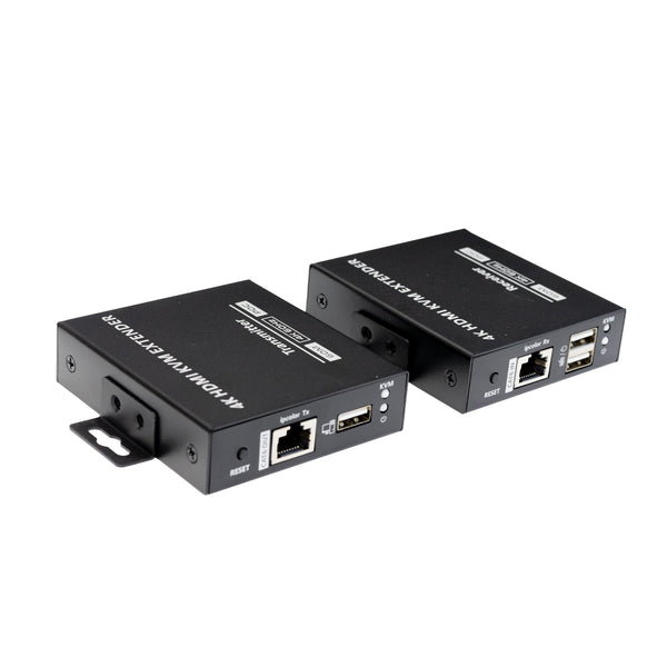 KVM Extender via Ethernet tot 150 m, 1080p @60Hz HDMI Extender 3 poorten USB 2.0 voor toetsenbord en muis, via Cat5e/6 kabel, geen latentie POC-functie afzonderlijke voeding KVM Extender via Ethernet tot 150 m, 1080p @60Hz HDMI Extender 3 poorten USB 2.0 voor toetsenbord en muis, via Cat5e/6 kabel, geen latentie POC-functie afzonderlijke voeding