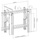 Video Wall TV Mount Bracket, Fully Adjustable - Fits Sizes 45-70 inches - Maximum VESA 600x400