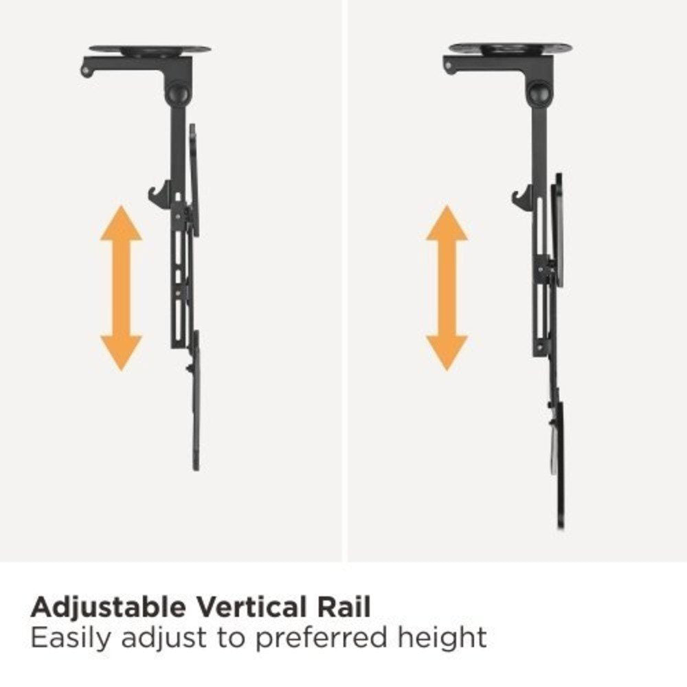 Folding Swivel & Tilt Ceiling Mount Bracket for Flat LCD/LEDs - Fits Sizes 23-55 inches - Maximum VESA 400x400