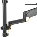 Sit-Stand Wall Mount Workstation Black