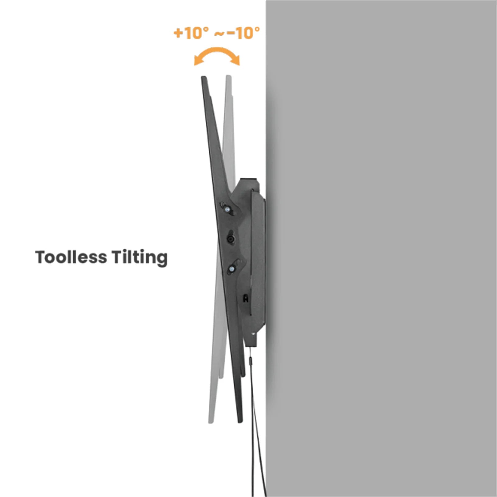 Tilting Mount TV Wall Mount Bracket for Flat and Curved LCD/LEDs - Fits Sizes 60-120 inches - Maximum VESA 900x600