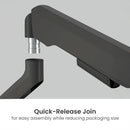 Desktop Display Mount, Single Screen, VESA 100x100 (17-40 inch)