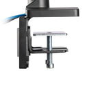 Triple Screen Desktop Display Mount - Full Motion - Fits Monitors 17 to 27 inch