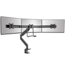 Triple Screen Desktop Display Mount - Full Motion - Fits Monitors 17 to 27 inch