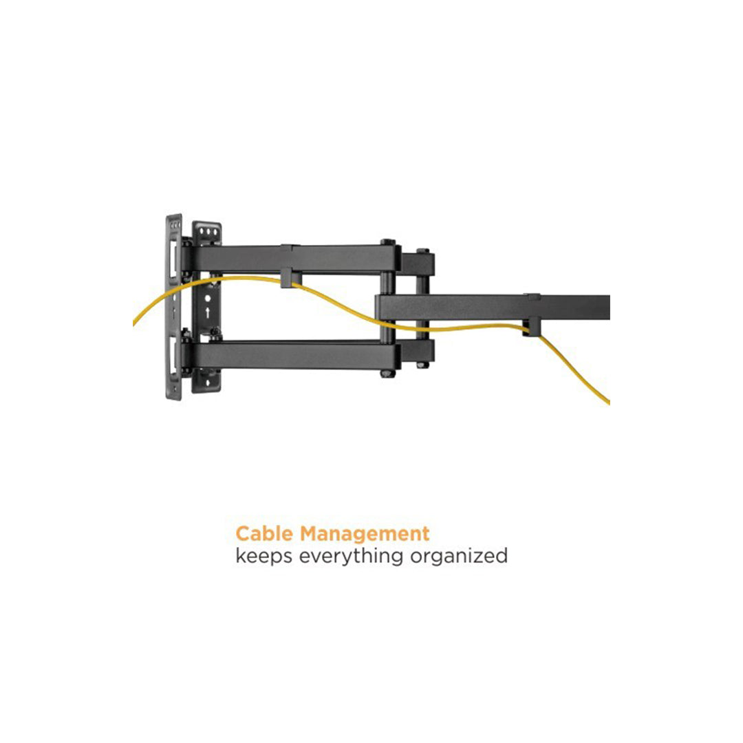 Tilt & Swivel Corner TV Wall Mount Bracket for Flat LCD/LEDS - Fits Sizes 37-70 inches - Maximum VESA 600x400