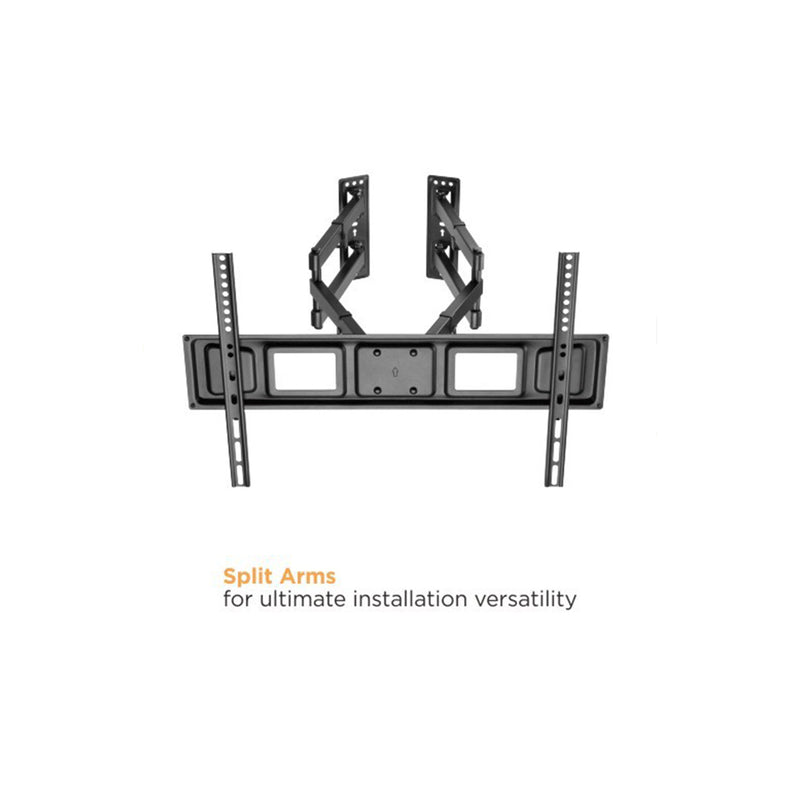 Tilt & Swivel Corner TV Wall Mount Bracket for Flat LCD/LEDS - Fits Sizes 37-70 inches - Maximum VESA 600x400