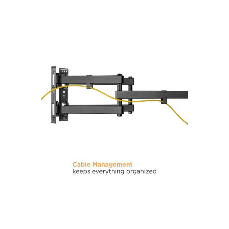 Tilt & Swivel Corner TV Wall Mount Bracket for Flat LCD/LEDS - Fits Sizes 37-70 inches - Maximum VESA 600x400