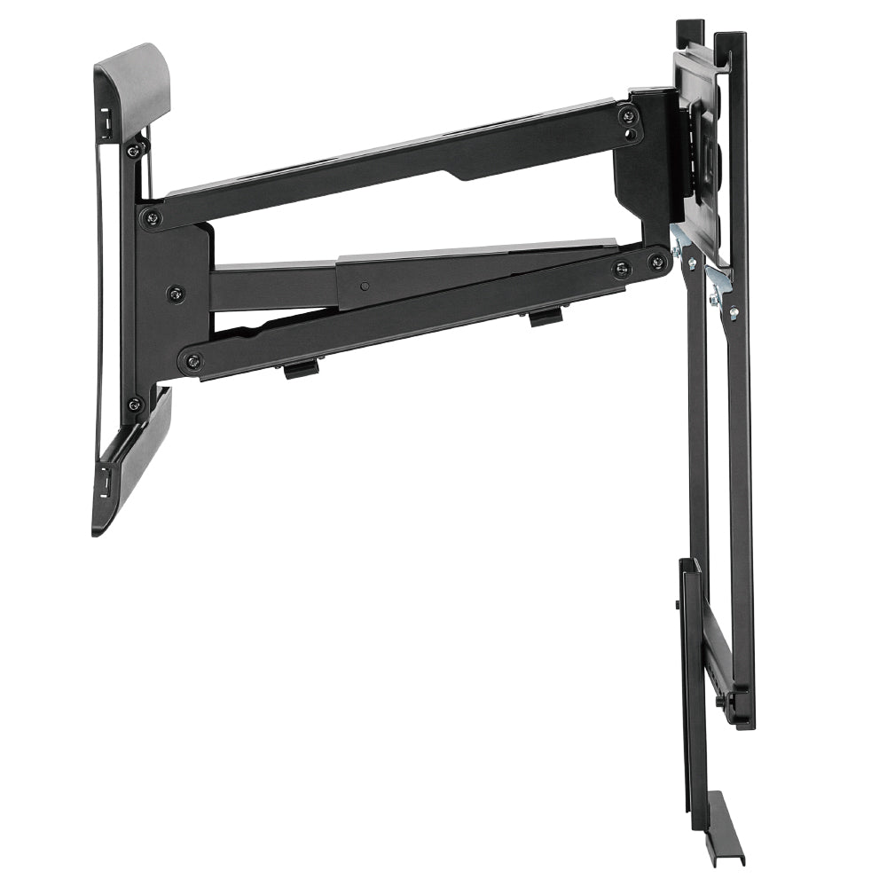 TV Fireplace Mantel Wall Mount Bracket for Flat and Curved LCD/LEDs - Tilt, Swivel and Vertical - Fits Sizes 43 to 70 inches - Maximum VESA 600x400