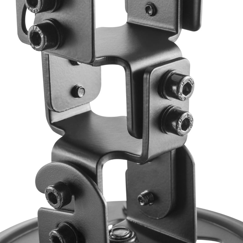 Adjustable Tilt & Rotate 4-Arm Projector Ceiling Mount Bracket (150mm) - Black
